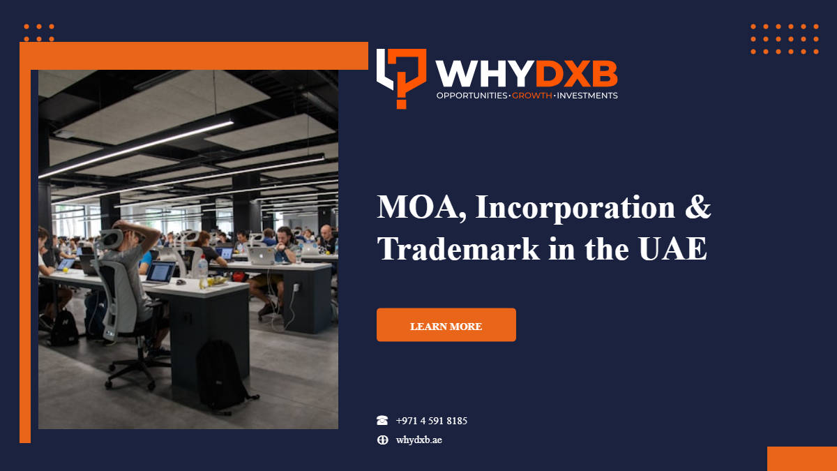 MOA, certificate of incorporation and trademark registration in the UAE